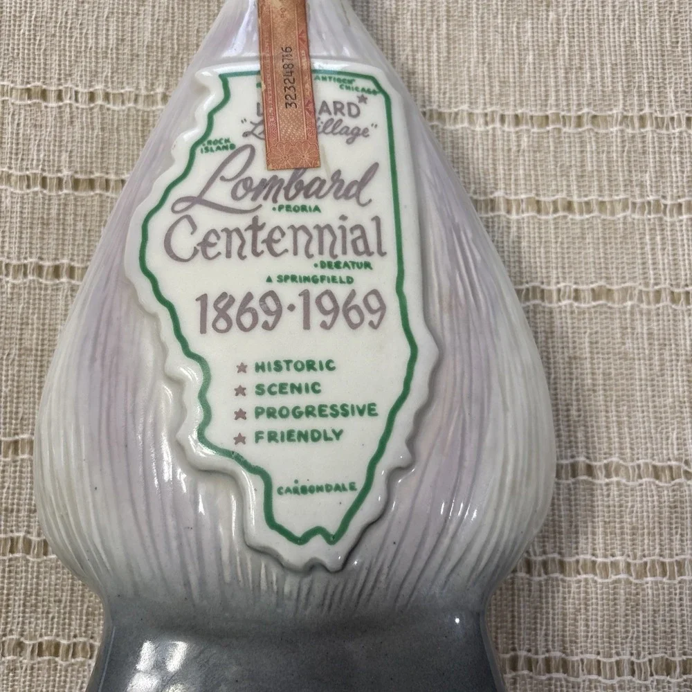 Jim Beam 1969 Lombard ‎ Lilac Festival Decanter Empty